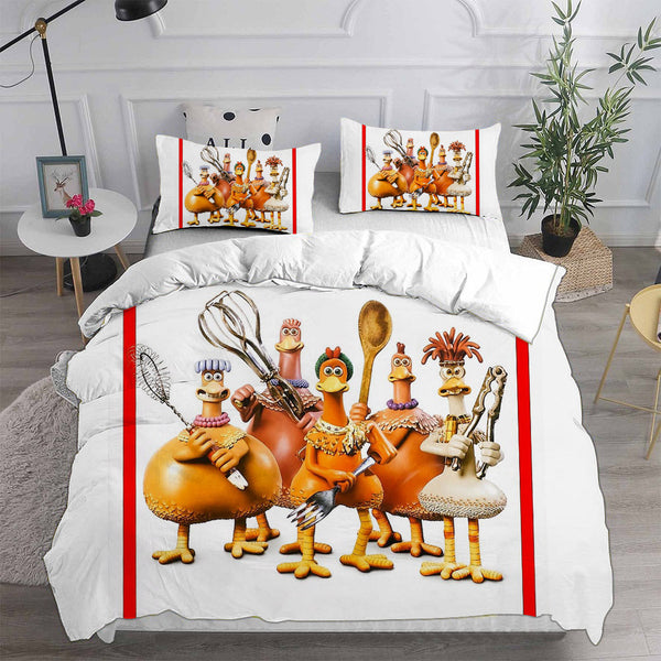 Chicken Run Cosplay Bedding Sets Duvet Cover Halloween Comforter Sets