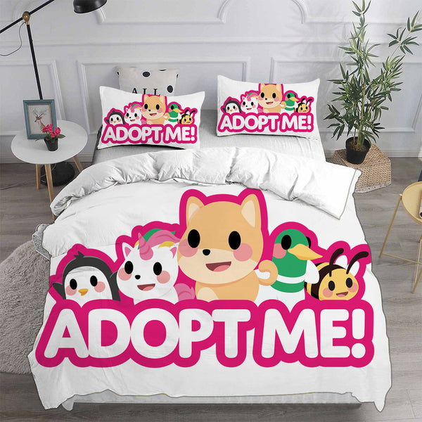 Adopt Me Bedding Sets Duvet Cover Comforter Set