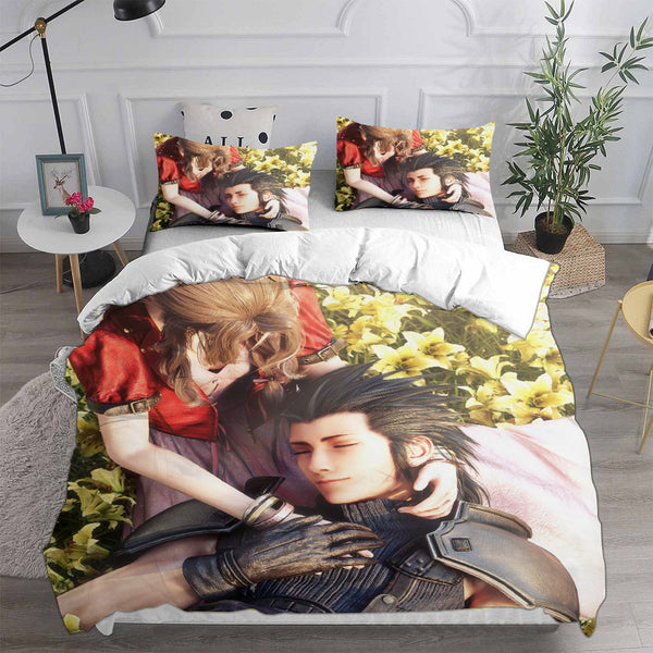 Final Fantasy VII Remake Bedding Sets Duvet Cover Halloween Cosplay Comforter Sets