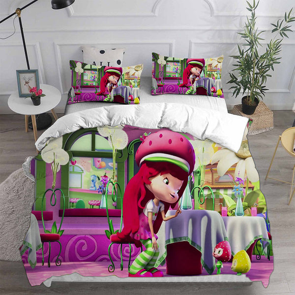 Strawberry Shortcake's Berry Bitty Adventures Bedding Set Duvet Cover Comforter Sets