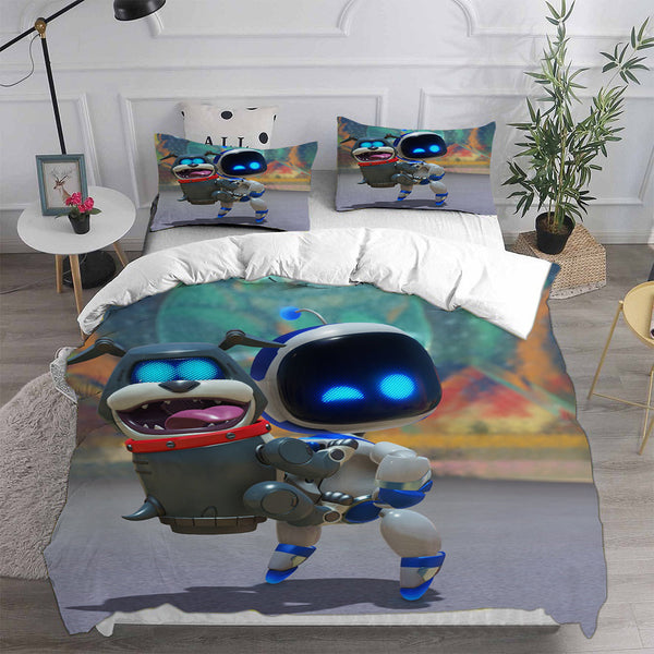 Astro Bot Bedding Set Duvet Cover Comforter Sets