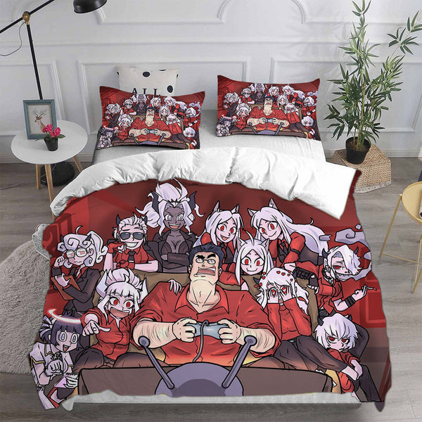 Helltaker Bedding Sets Duvet Cover Comforter Set