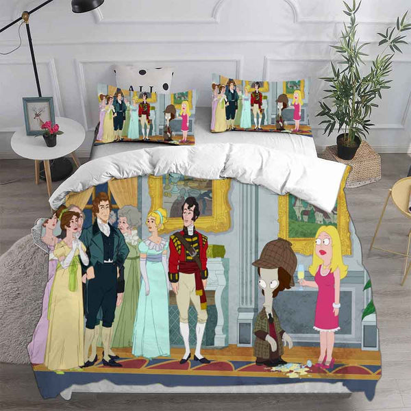 American Dad Bedding Set Duvet Cover Comforter Sets