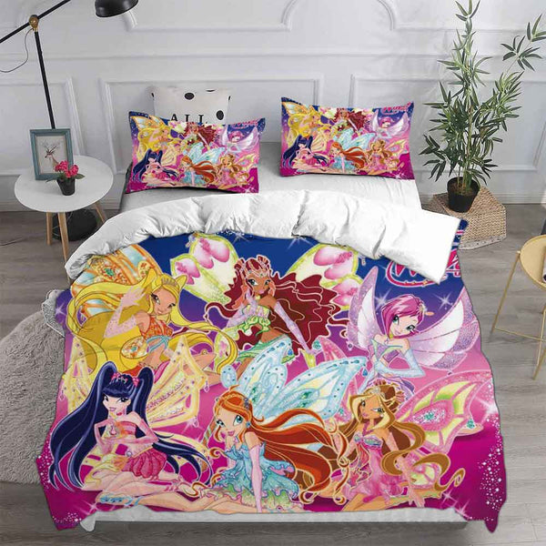 Winx Club Bedding Set Duvet Cover Comforter Sets
