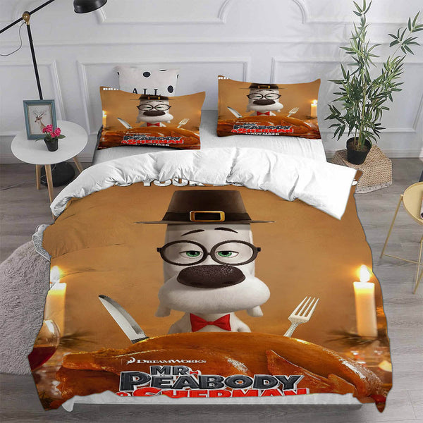 Mr. Peabody & Sherman Bedding Sets Duvet Cover Comforter Set