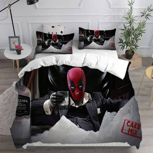 Deadpool & Wolverine Bedding Sets Duvet Cover Comforter Set