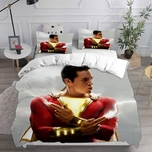 Shazam Fury of the Gods Bedding Sets Duvet Cover Comforter Set