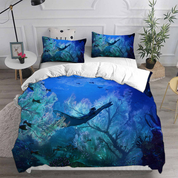Avatar The Way of Water Cosplay Bedding Sets Duvet Cover Halloween Comforter Sets