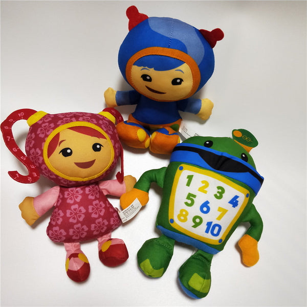 Team Umizoomi Plush Toys Soft Stuffed Gift Dolls for Kids Boys Girls