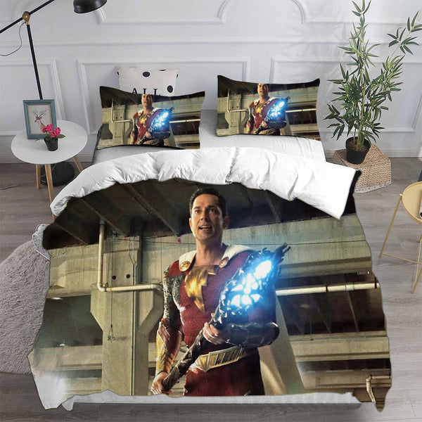 Shazam Fury of the Gods Bedding Sets Duvet Cover Comforter Set