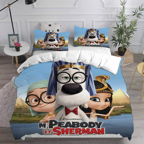 Mr. Peabody & Sherman Bedding Sets Duvet Cover Comforter Set