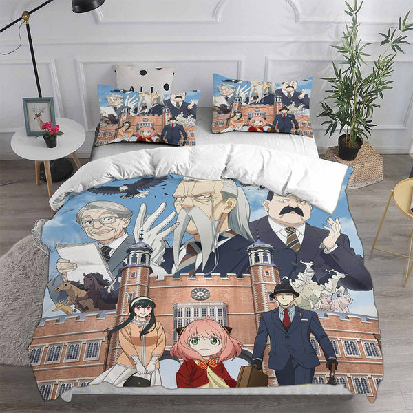 Spy x Family Cosplay Bedding Sets Duvet Cover Halloween Comforter Sets