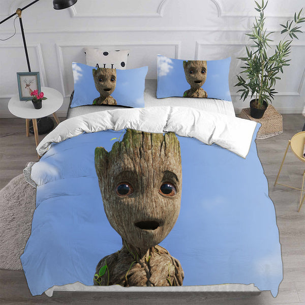 I Am Groot Bedding Sets Duvet Cover Halloween Cosplay Comforter Sets