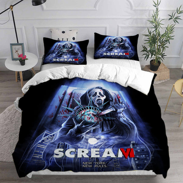 Scream VI Bedding Sets Duvet Cover Comforter Set