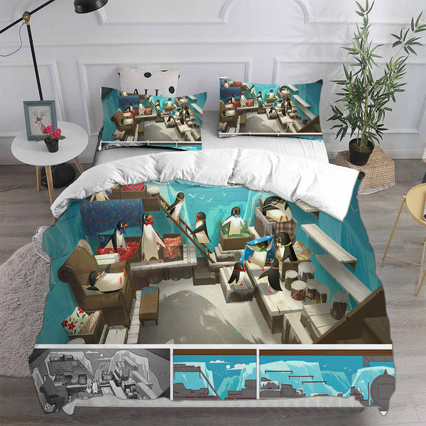 Mr. Popper's Penguins Bedding Set Duvet Cover Comforter Sets