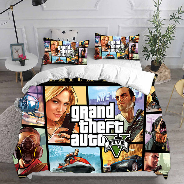 Grand Theft Auto V Bedding Sets Duvet Cover Comforter Set