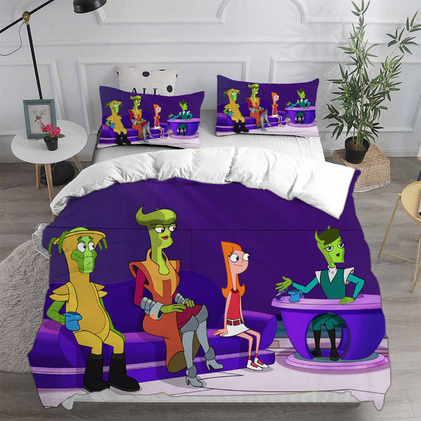 Phineas and Ferb Bedding Sets Duvet Cover Comforter Set