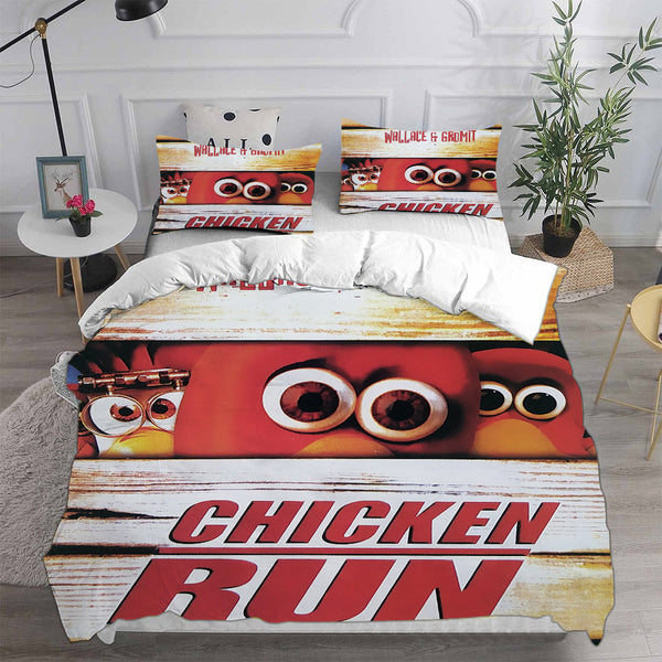 Chicken Run Cosplay Bedding Sets Duvet Cover Halloween Comforter Sets