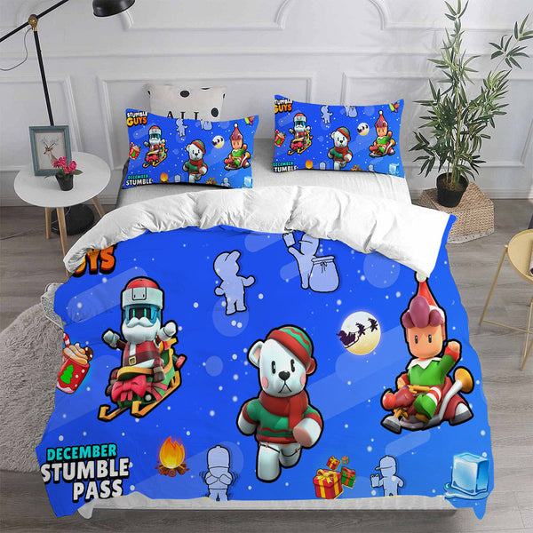 Stumble Guys Bedding Sets Duvet Cover Comforter Set