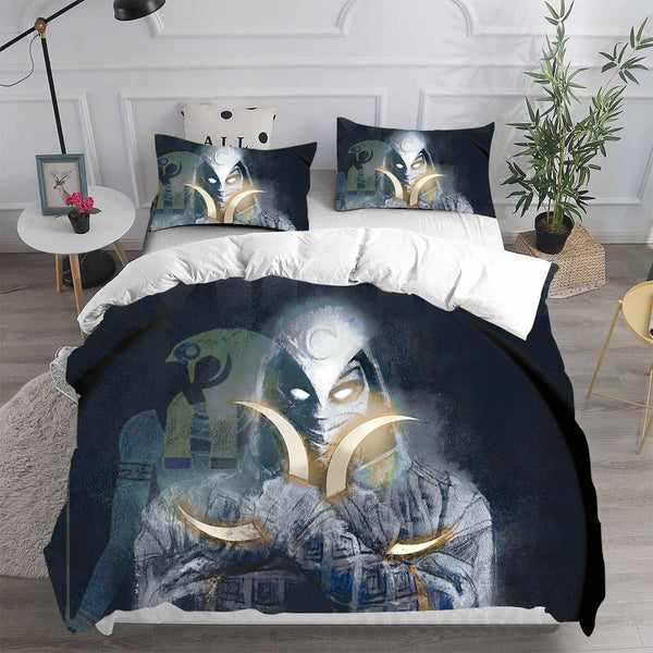Moon Knight Cosplay Bedding Sets Duvet Cover Halloween Comforter Sets