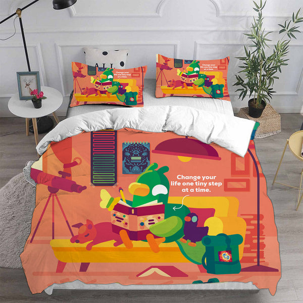 kurzgesagt Bedding Sets Duvet Cover Comforter Set