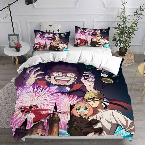 Spy x Family Cosplay Bedding Sets Duvet Cover Halloween Comforter Sets