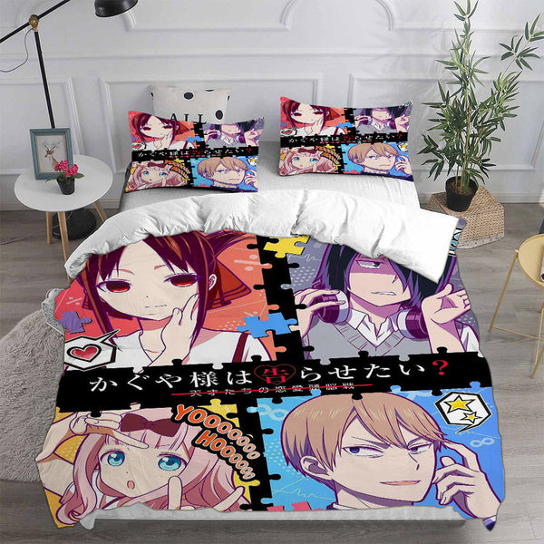 Kaguya-sama: Love Is War Bedding Sets Duvet Cover Comforter Set