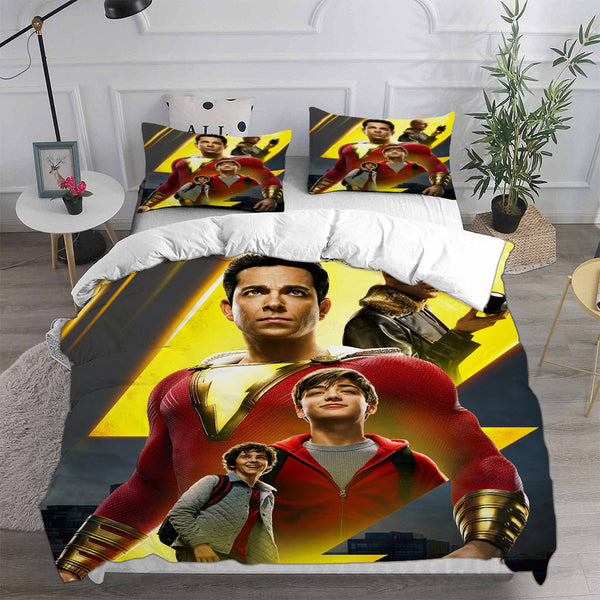 Shazam Fury of the Gods Bedding Sets Duvet Cover Comforter Set