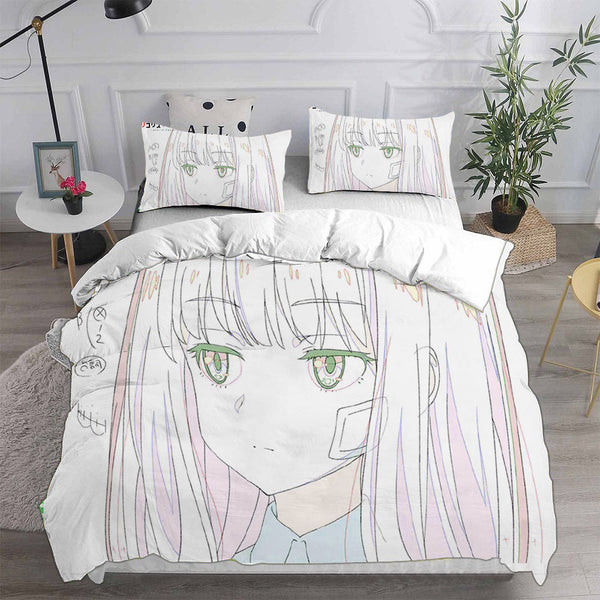 Lycoris Recoil Bedding Sets Duvet Cover Halloween Cosplay Comforter Sets