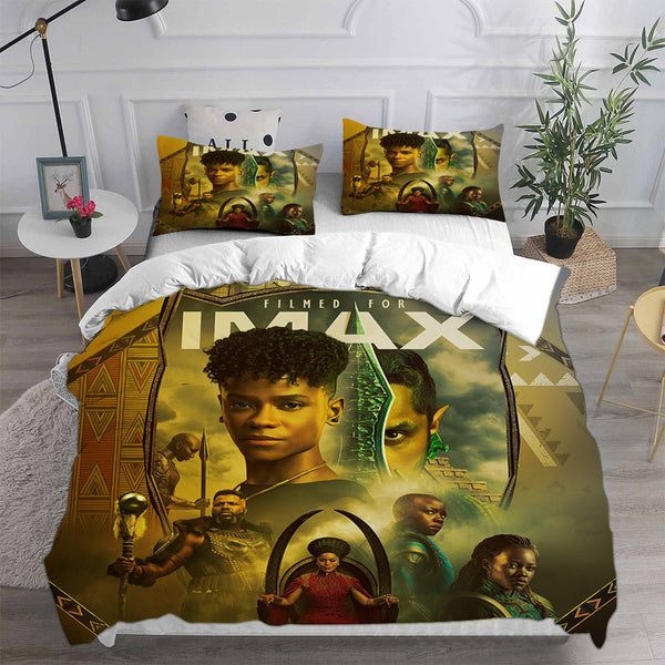 Black Panther: Wakanda Forever Bedding Sets Duvet Cover Comforter Set
