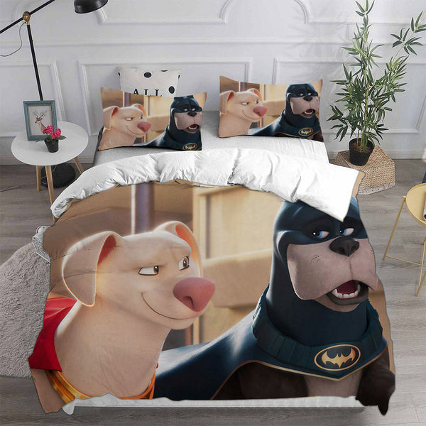 DC League of Super-Pets Bedding Sets Duvet Cover Halloween Cosplay Comforter Sets
