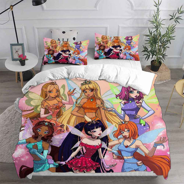 Winx Club Bedding Set Duvet Cover Comforter Sets
