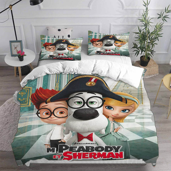 Mr. Peabody & Sherman Bedding Sets Duvet Cover Comforter Set