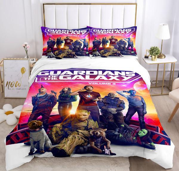 Guardians of the Galaxy Bedding Sets Duvet Cover Comforter Set