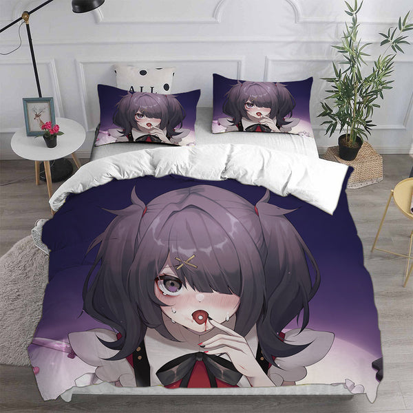 Needy Girl Overdose Cosplay Bedding Sets Duvet Cover Halloween Comforter Sets 1
