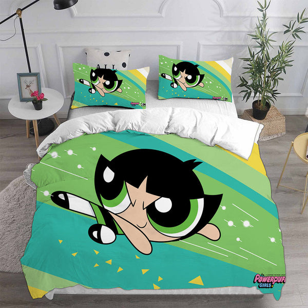 The Powerpuff Girls Bedding Sets Duvet Cover Halloween Cosplay Comforter Sets