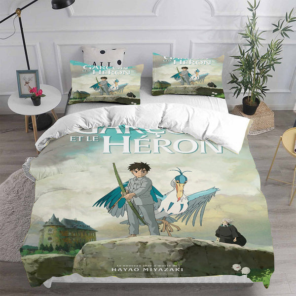 The Boy and the Heron Bedding Sets Duvet Cover Comforter Set