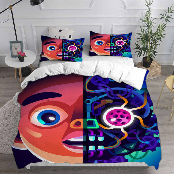 kurzgesagt Bedding Sets Duvet Cover Comforter Set