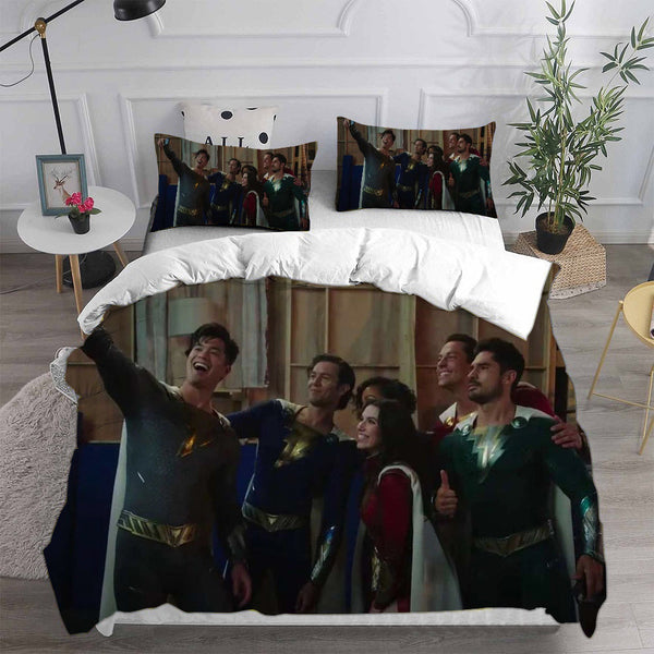 Shazam Fury of the Gods Bedding Sets Duvet Cover Comforter Set