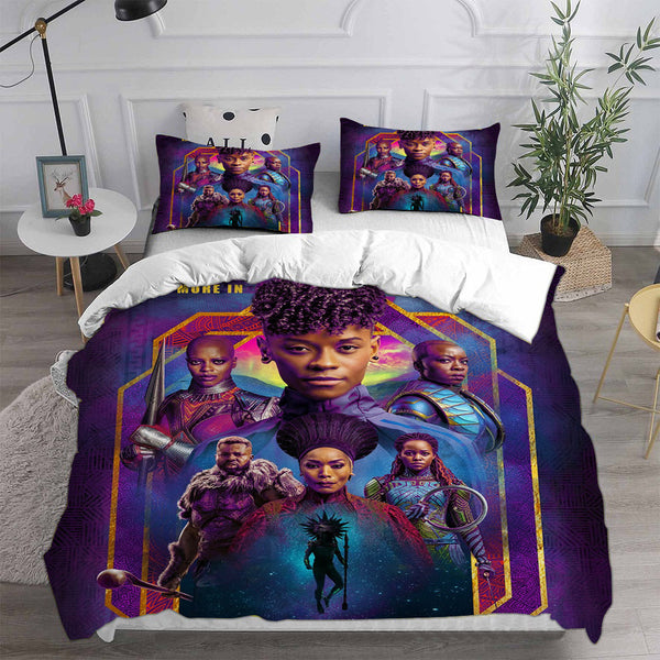 Black Panther: Wakanda Forever Bedding Sets Duvet Cover Comforter Set