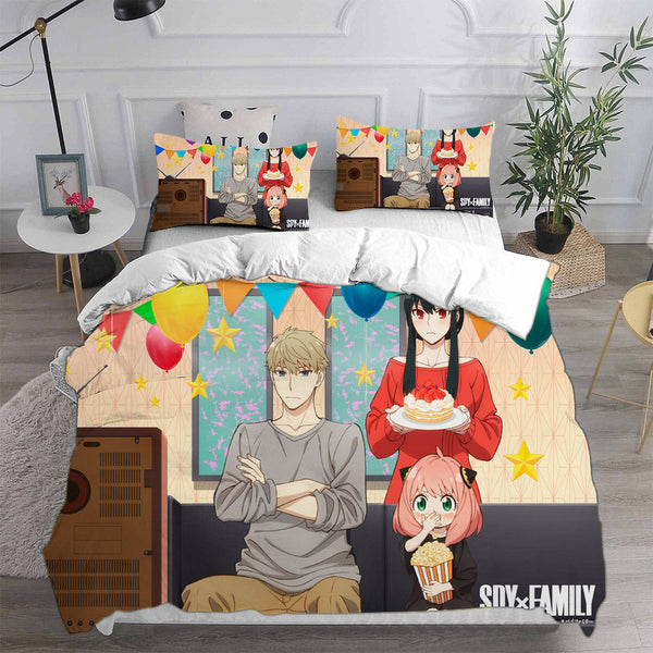 Spy x Family Cosplay Bedding Sets Duvet Cover Halloween Comforter Sets