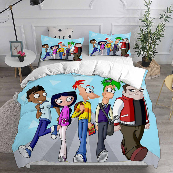 Phineas and Ferb Bedding Sets Duvet Cover Comforter Set