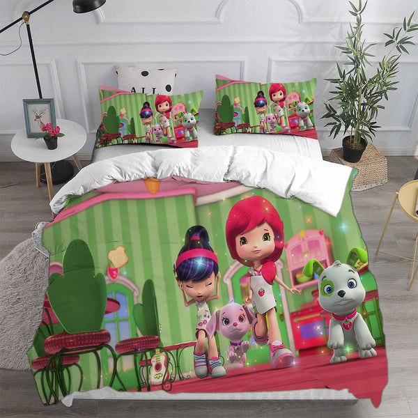 Strawberry Shortcake's Berry Bitty Adventures Bedding Set Duvet Cover Comforter Sets