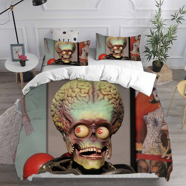 Mars Attacks Bedding Set Duvet Cover Comforter Sets
