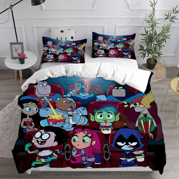 Teen Titans Go Bedding Sets Duvet Cover Comforter Sets