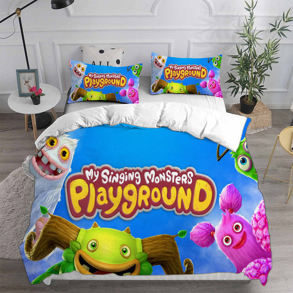 My Singing Monsters Bedding Sets Duvet Cover Comforter Set