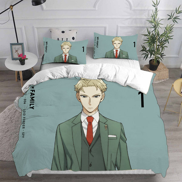 Spy x Family Cosplay Bedding Sets Duvet Cover Halloween Comforter Sets