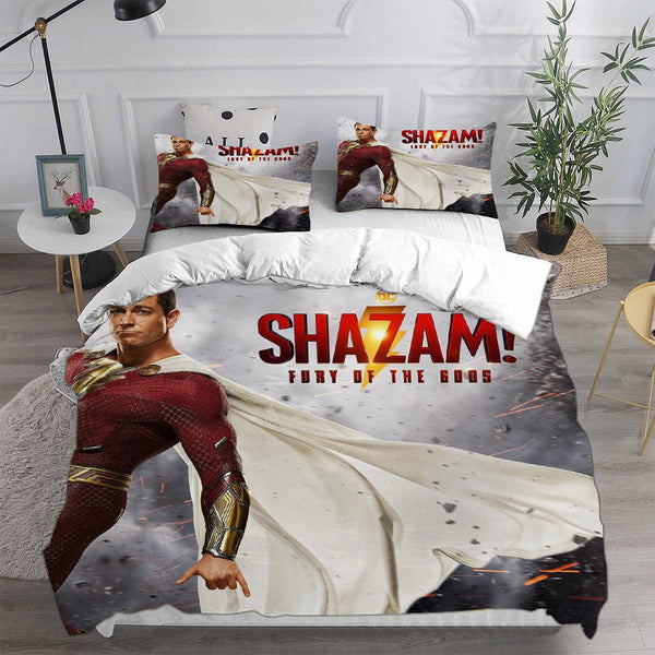 Shazam Fury of the Gods Bedding Sets Duvet Cover Comforter Set