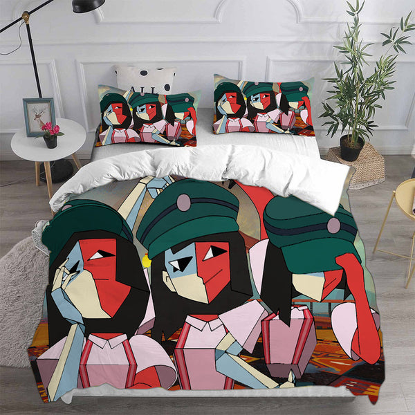 ENA Dream BBQ Bedding Set Duvet Cover Comforter Sets