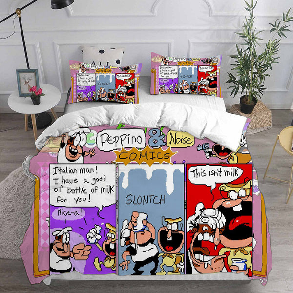 Pizza Tower Bedding Sets Duvet Cover Comforter Set